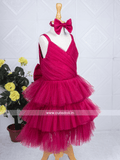 Cutedoll Pink Net Kids Party Dress