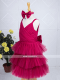 Cutedoll Pink Net Kids Party Dress