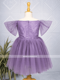 Cutedoll Orchid Sparkle Kids Party Dress