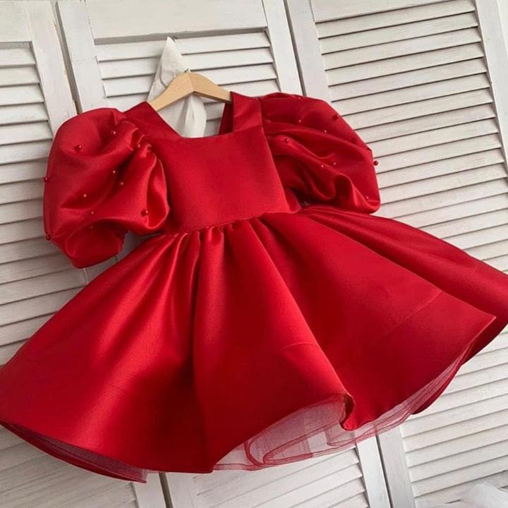 Red Silk Frock