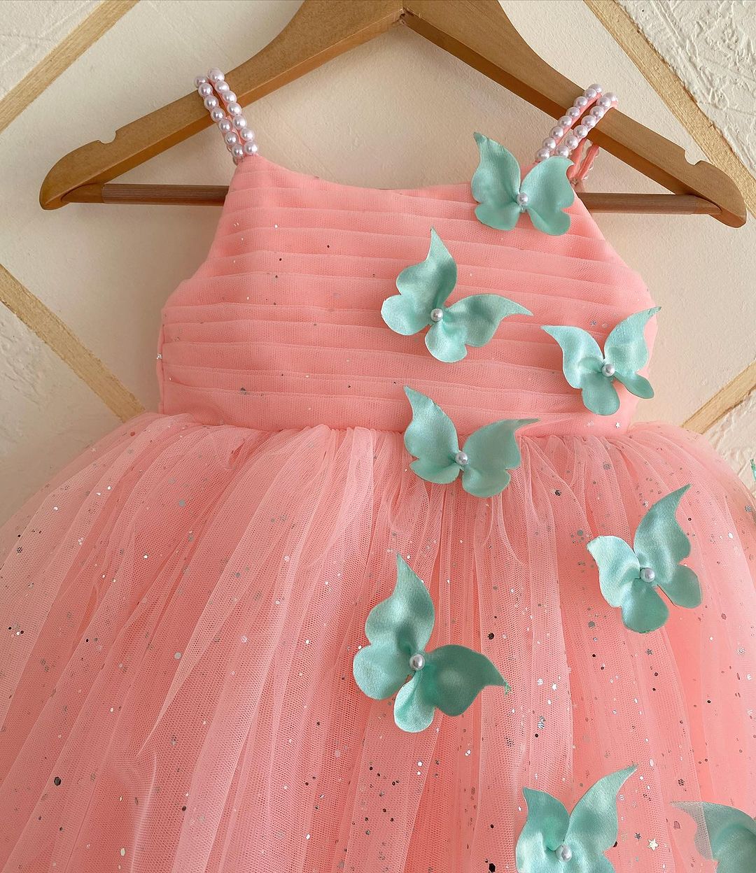 Cutedoll Net Butterfly Patter Kids Birthday Dress
