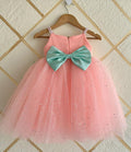 Cutedoll Light Orange Net Sparkle with butterfly kids Girls Dress