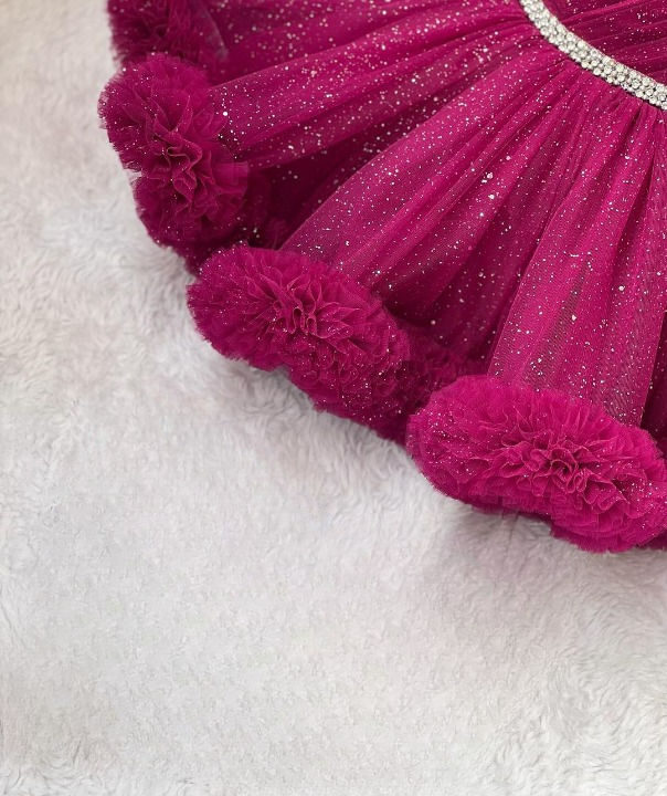 Cutedoll Net Sparkle Toddler Girls Party Dress